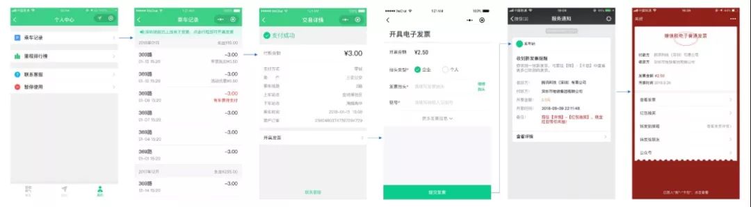 深圳地铁乘车码电子发票开票指引（APP+微信小程序）